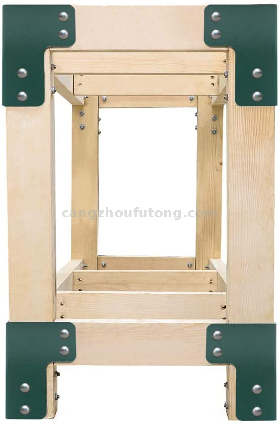8 stücke Workbench Bracket Kit Robuste Stahlwinkelhalterungen Multi-Winkel-Gelenkverschluss Regal Fit Fit für Schreibtischkante & Box & Wood Beam