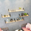 Wandmontierte dekorative Regale Moderne Metallhalterungen für Badezimmer Wohnzimmer