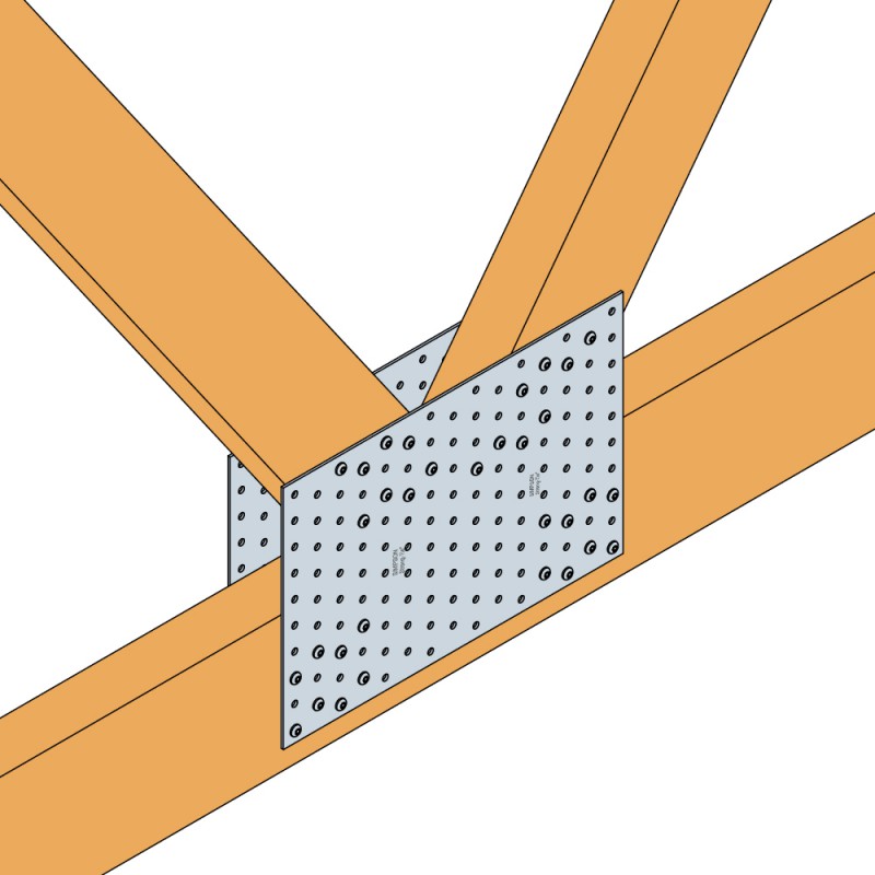 Traversen-Gang-Nagelplatte für hölzerne kundenspezifische Stempelholzverbinder